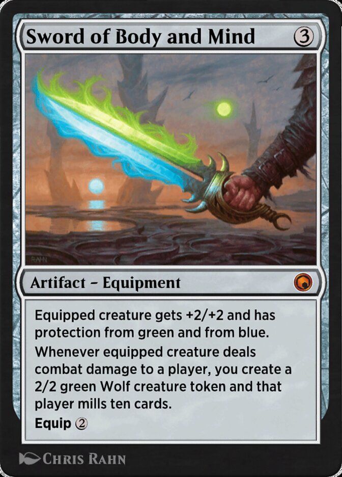 Magic the Gathering Card - Sword of Body and Mind - MTG Circle
