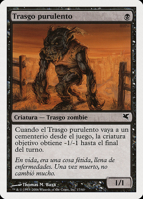 Magic the Gathering Card - Festering Goblin - MTG Circle