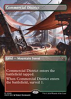 Magic the Gathering Card - Commercial District - MTG Circle