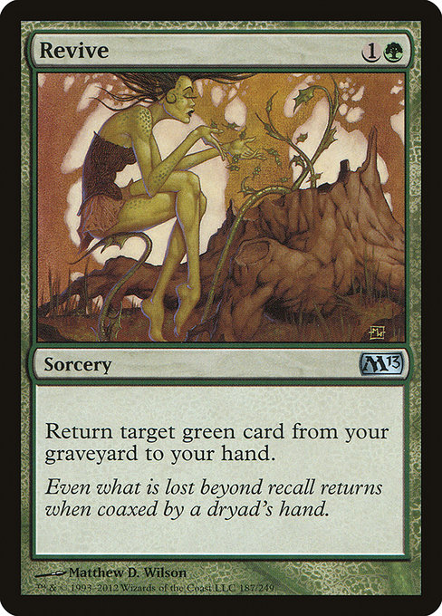 Magic the Gathering Card - Revive - MTG Circle
