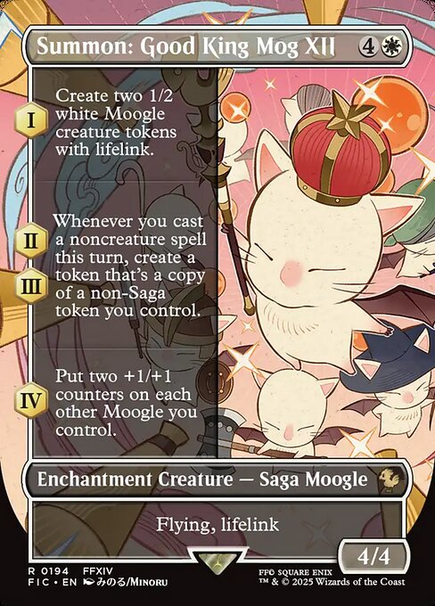 Magic the Gathering Card - Summon: Good King Mog XII - MTG Circle