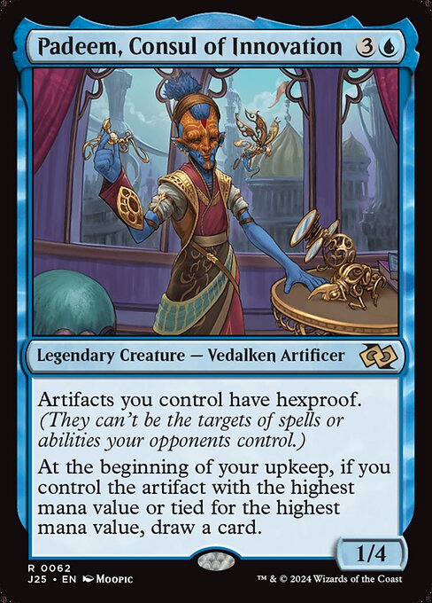 Magic the Gathering Card - Padeem, Consul of Innovation - MTG Circle