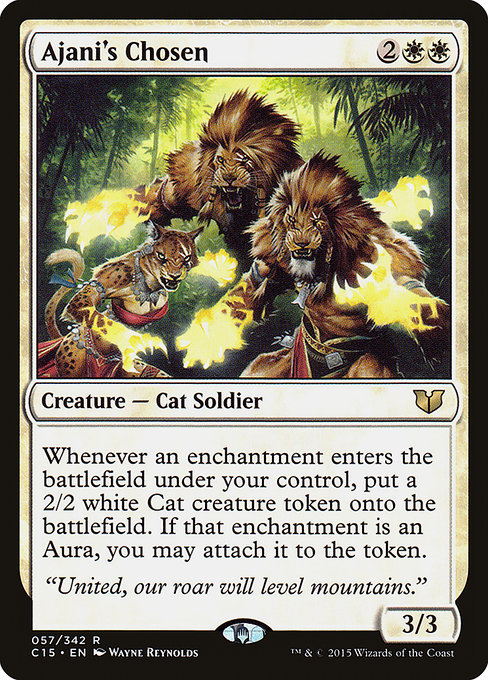 Magic the Gathering Card - Ajani's Chosen - MTG Circle