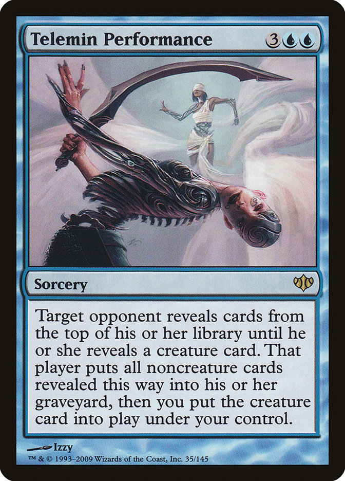 Magic the Gathering Card - Telemin Performance - MTG Circle