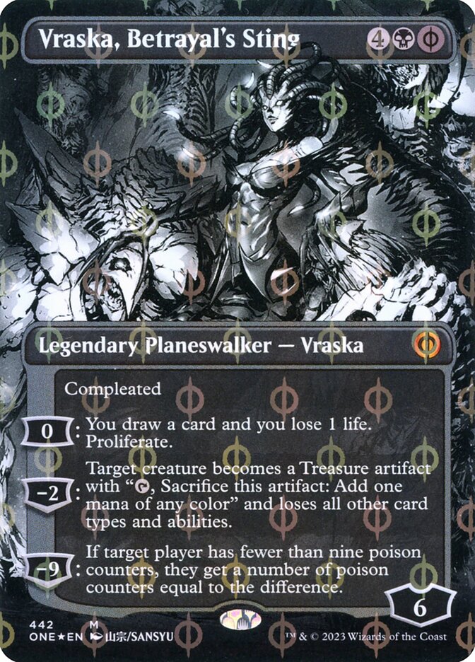 Magic the Gathering Card - Vraska, Betrayal's Sting - MTG Circle