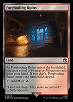 Magic the Gathering Card - Foreboding Ruins - MTG Circle