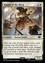 Magic the Gathering Card - Knight of the Keep - MTG Circle