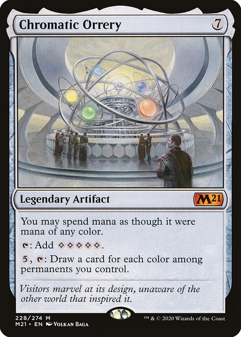 Magic the Gathering Card - Chromatic Orrery - MTG Circle