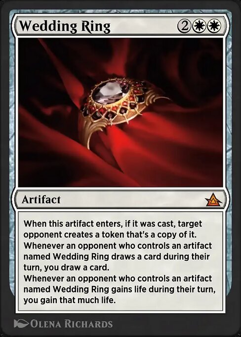 Magic the Gathering Card - Wedding Ring - MTG Circle