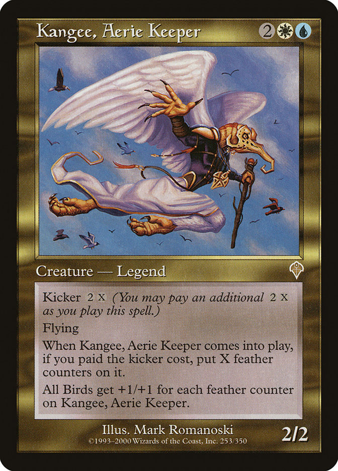 Magic the Gathering Card - Kangee, Aerie Keeper - MTG Circle