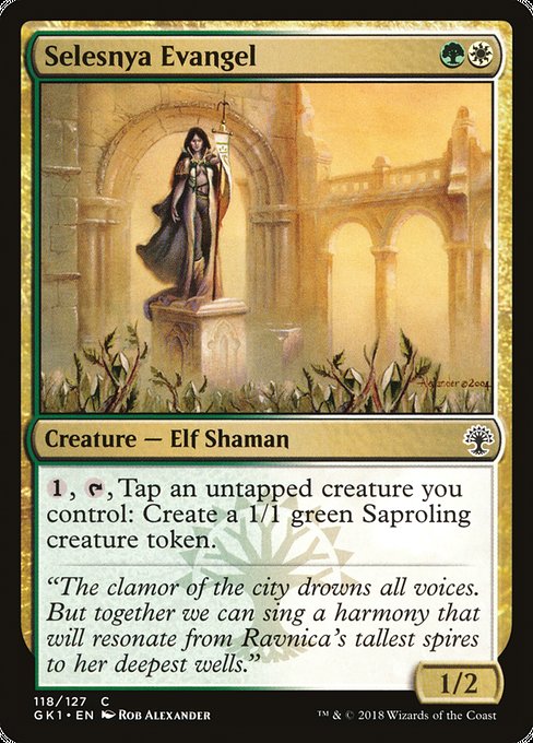 Magic the Gathering Card - Selesnya Evangel - MTG Circle