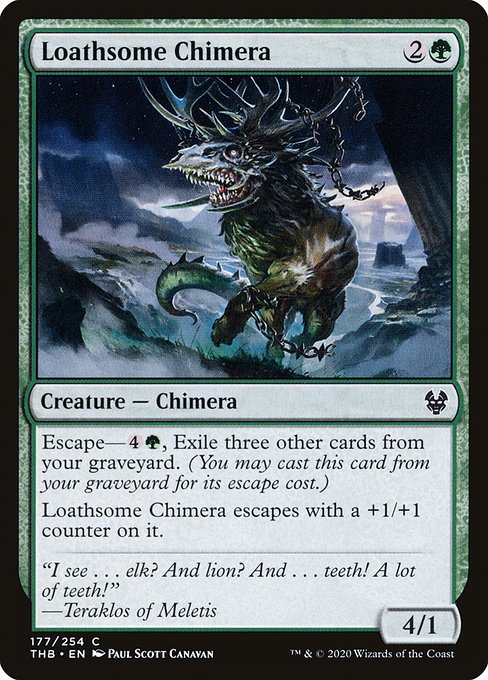 Magic the Gathering Card - Loathsome Chimera - MTG Circle