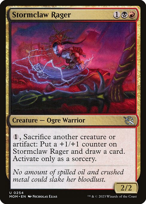 Magic the Gathering Card - Stormclaw Rager - MTG Circle