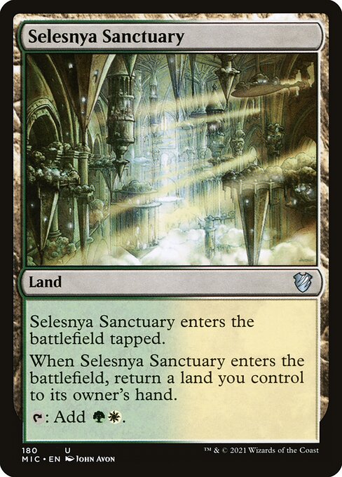 Magic the Gathering Card - Selesnya Sanctuary - MTG Circle