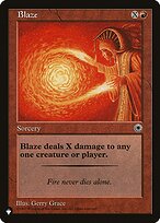 Magic the Gathering Card - Blaze - MTG Circle