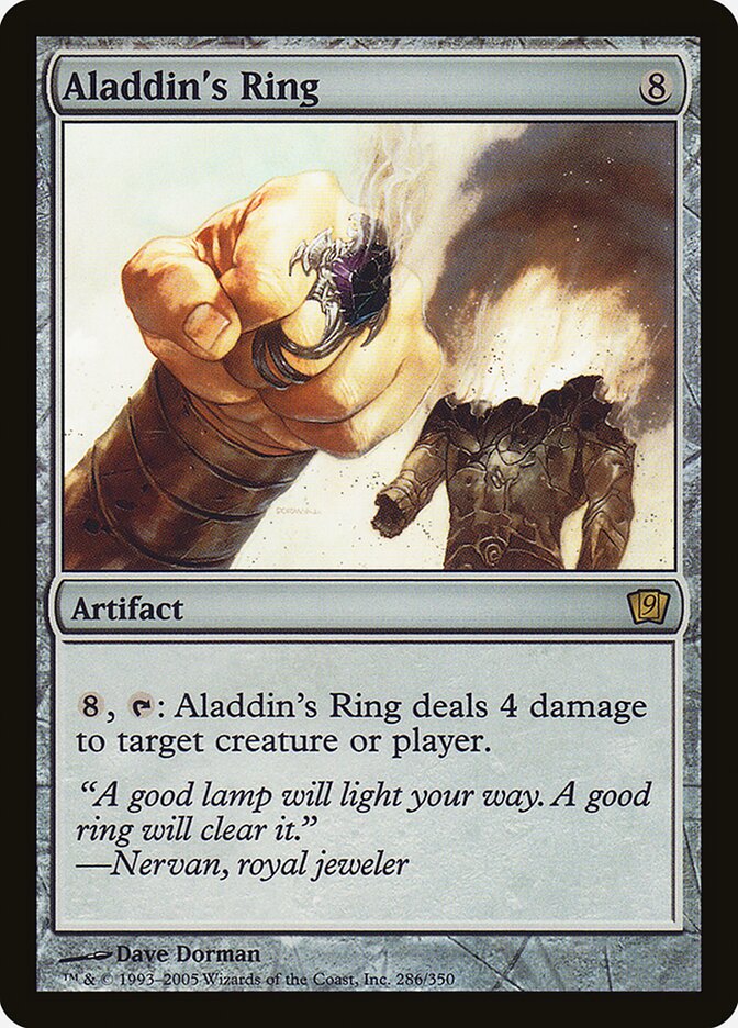 Magic the Gathering Card - Aladdin's Ring - MTG Circle