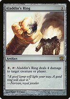 Magic the Gathering Card - Aladdin's Ring - MTG Circle