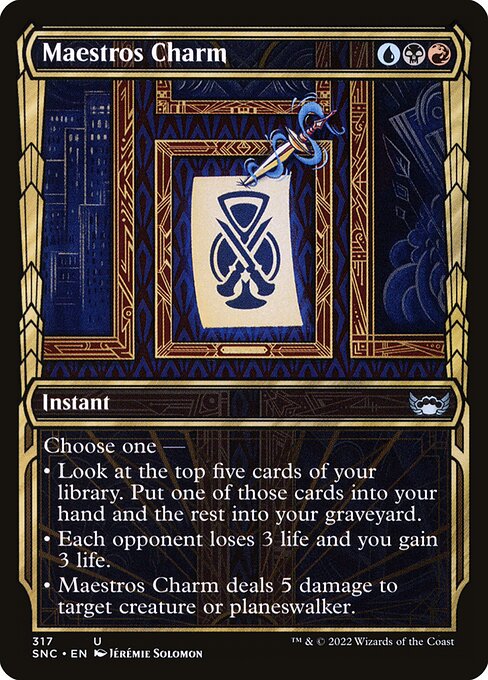 Magic the Gathering Card - Maestros Charm - MTG Circle