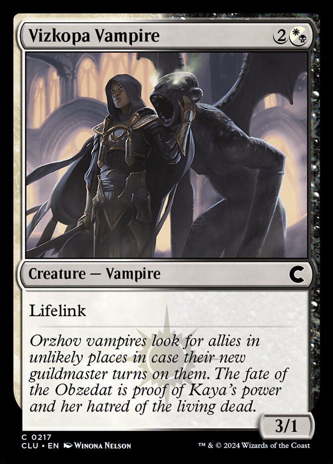 Magic the Gathering Card - Vizkopa Vampire - MTG Circle