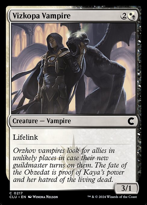 Magic the Gathering Card - Vizkopa Vampire - MTG Circle