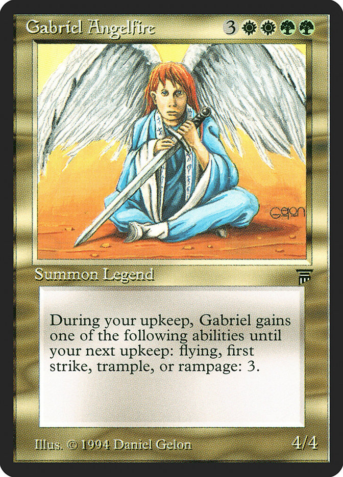 Magic the Gathering Card - Gabriel Angelfire - MTG Circle