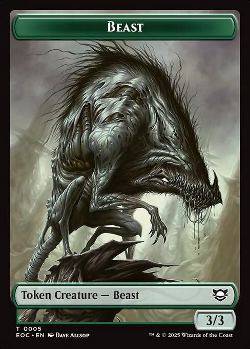 Magic the Gathering Card - Beast - MTG Circle