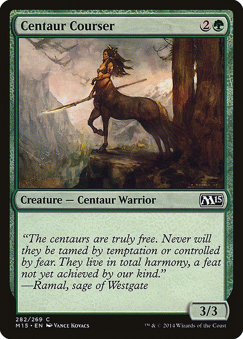 Magic the Gathering Card - Centaur Courser - MTG Circle