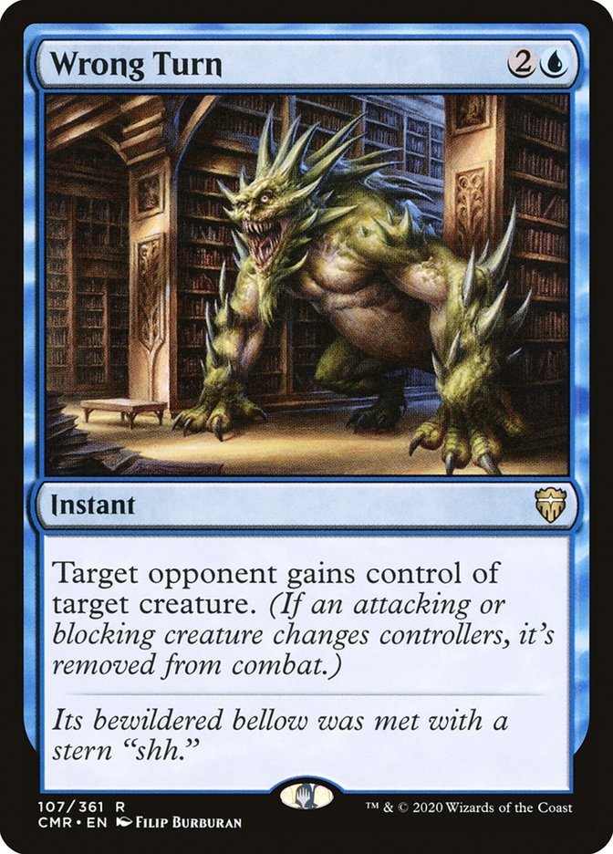 Magic the Gathering Card - Wrong Turn - MTG Circle