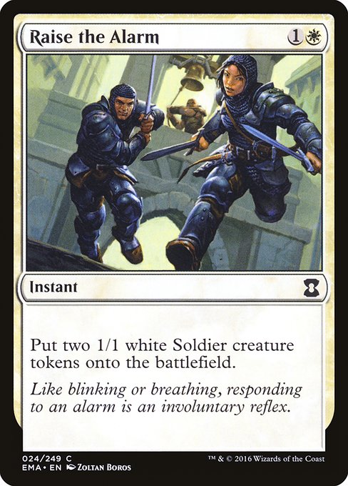 Magic the Gathering Card - Raise the Alarm - MTG Circle