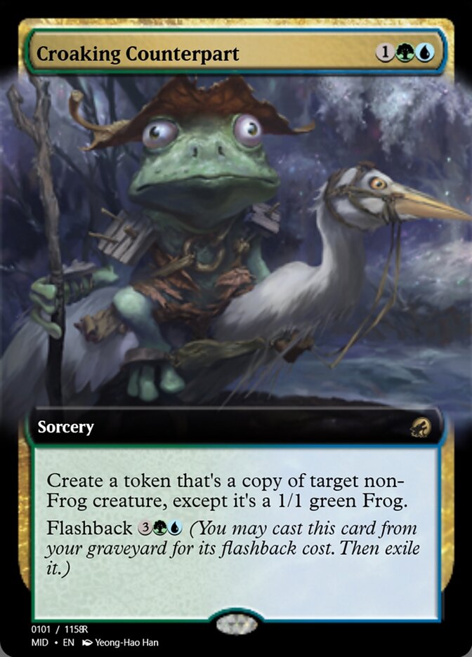 Magic the Gathering Card - Croaking Counterpart - MTG Circle