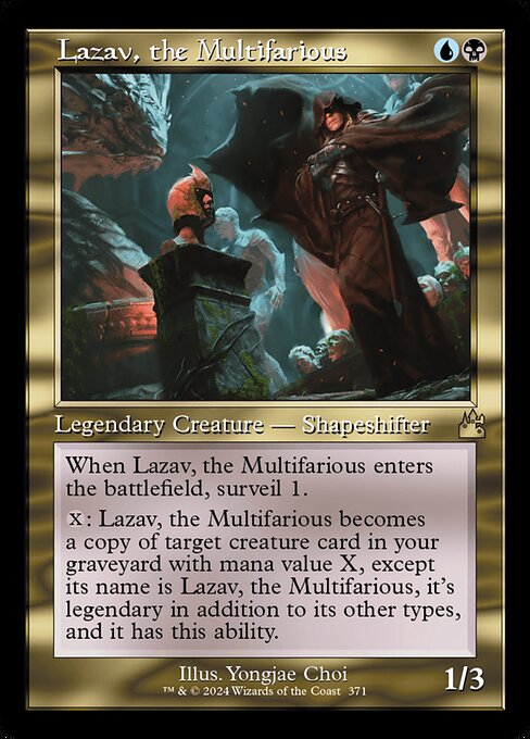 Magic the Gathering Card - Lazav, the Multifarious - MTG Circle