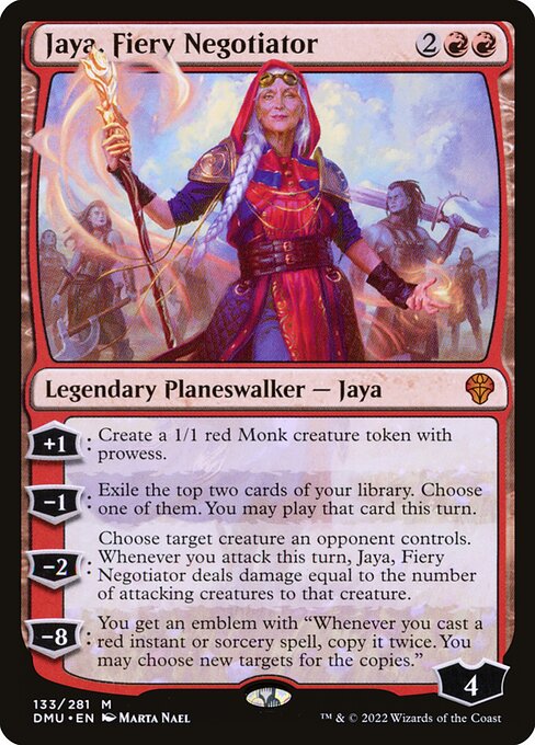 Magic the Gathering Card - Jaya, Fiery Negotiator - MTG Circle