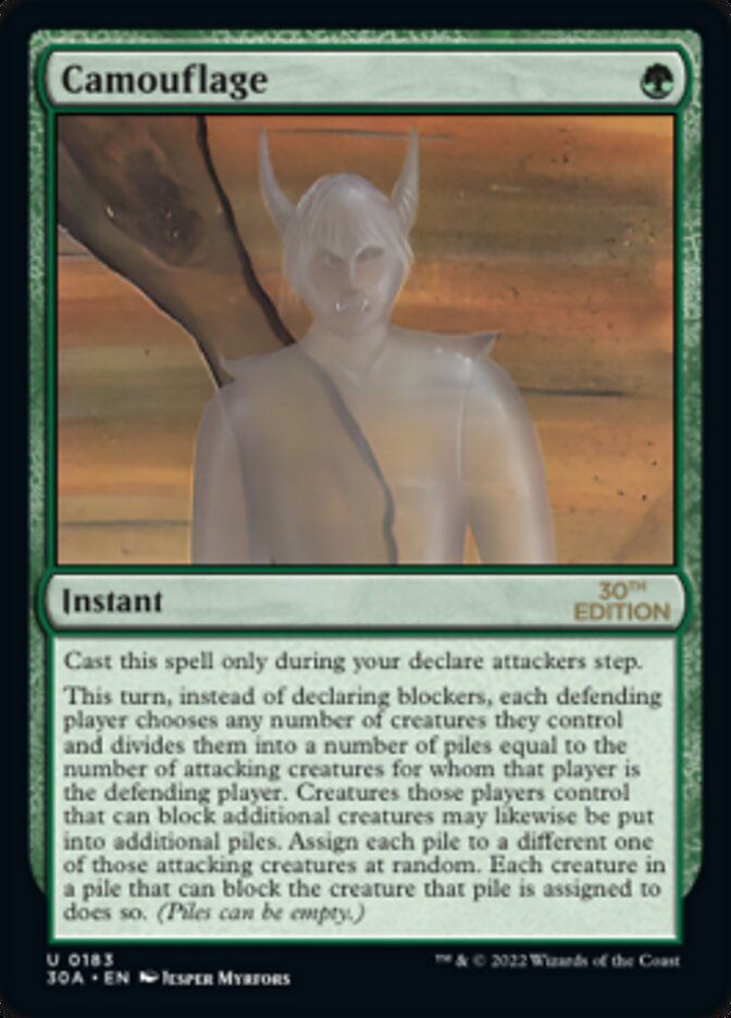 Magic the Gathering Card - Camouflage - MTG Circle