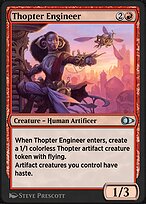 Magic the Gathering Card - Thopter Engineer - MTG Circle