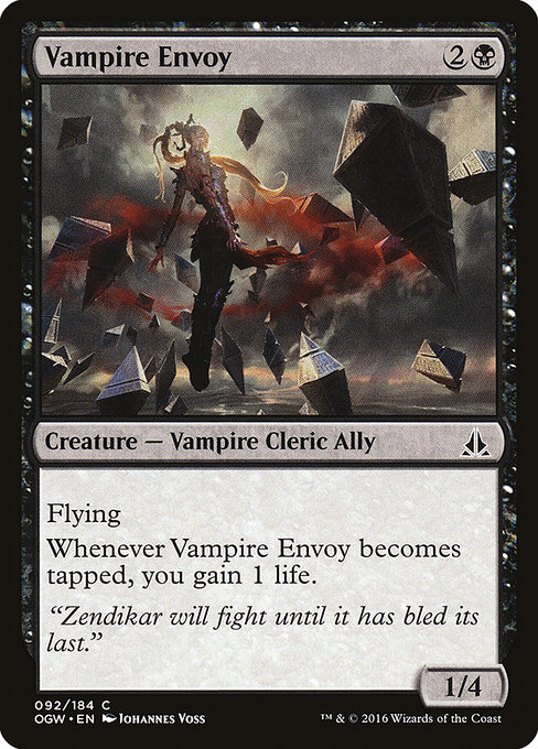 Magic the Gathering Card - Vampire Envoy - MTG Circle