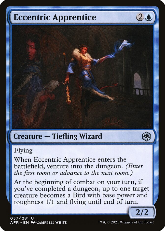 Magic the Gathering Card - Eccentric Apprentice - MTG Circle