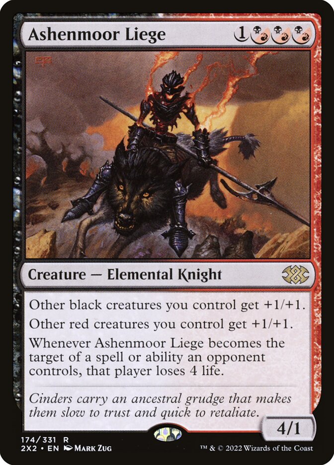 Magic the Gathering Card - Ashenmoor Liege - MTG Circle