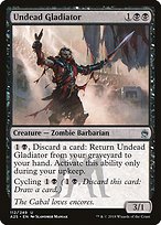 Magic the Gathering Card - Undead Gladiator - MTG Circle