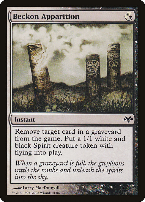 Magic the Gathering Card - Beckon Apparition - MTG Circle