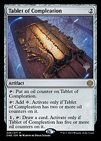 Magic the Gathering Card - Tablet of Compleation - MTG Circle