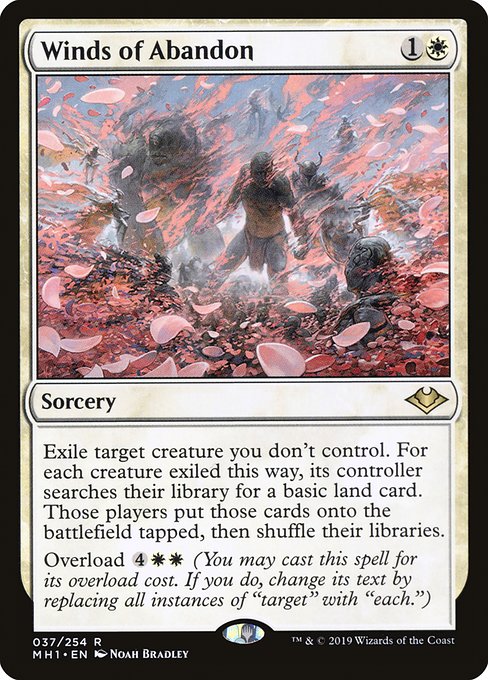 Magic the Gathering Card - Winds of Abandon - MTG Circle