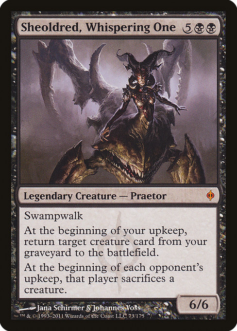 Magic the Gathering Card - Sheoldred, Whispering One - MTG Circle