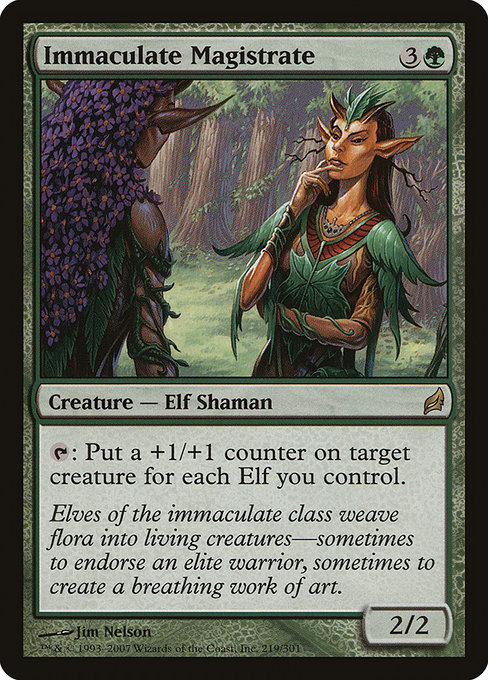 Magic the Gathering Card - Immaculate Magistrate - MTG Circle