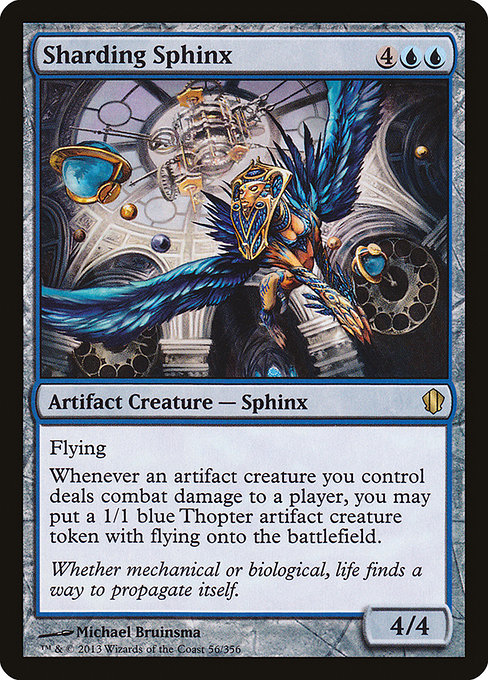 Magic the Gathering Card - Sharding Sphinx - MTG Circle