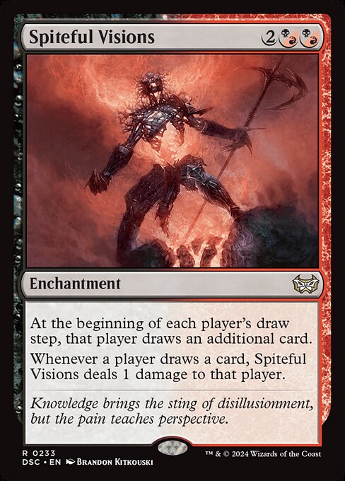 Magic the Gathering Card - Spiteful Visions - MTG Circle