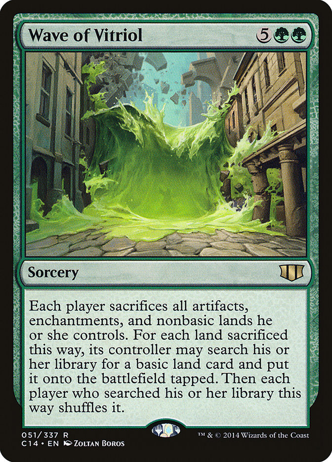 Magic the Gathering Card - Wave of Vitriol - MTG Circle