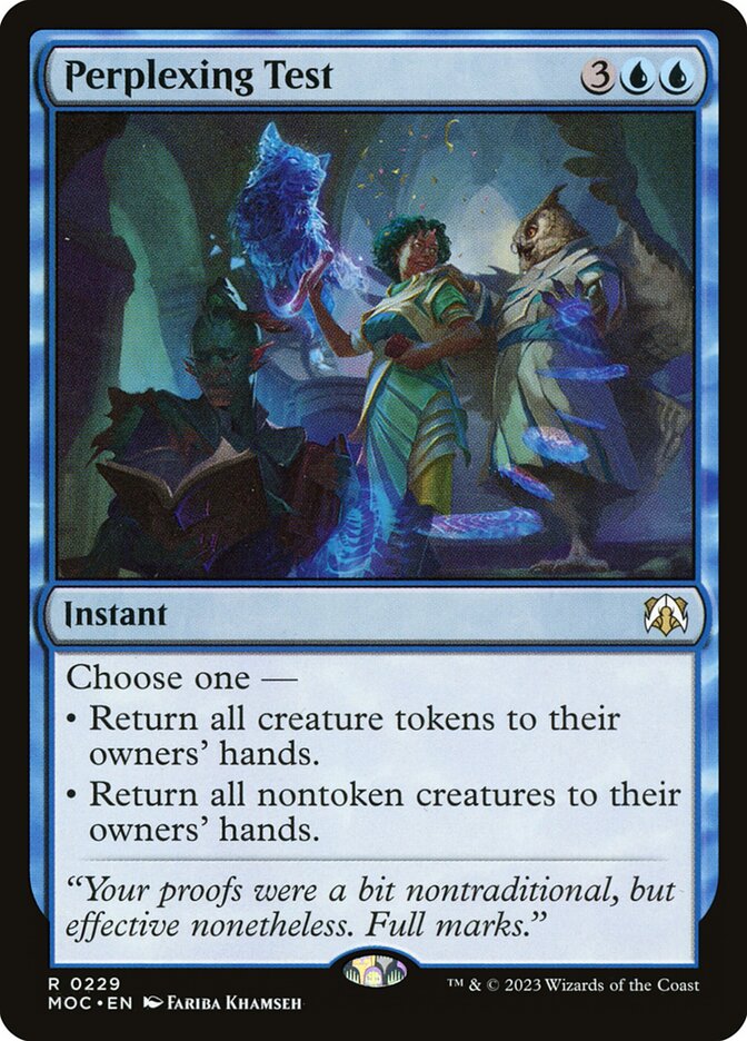 Magic the Gathering Card - Perplexing Test - MTG Circle