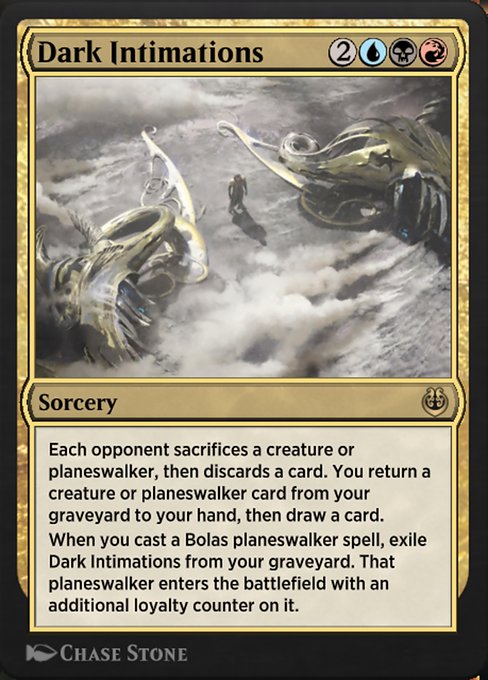Magic the Gathering Card - Dark Intimations - MTG Circle