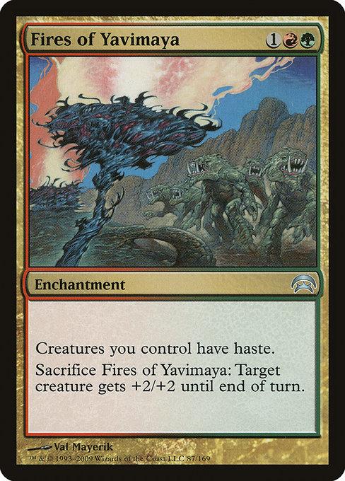 Magic the Gathering Card - Fires of Yavimaya - MTG Circle