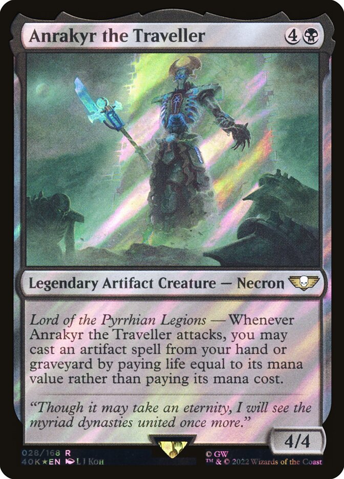 Magic the Gathering Card - Anrakyr the Traveller - MTG Circle